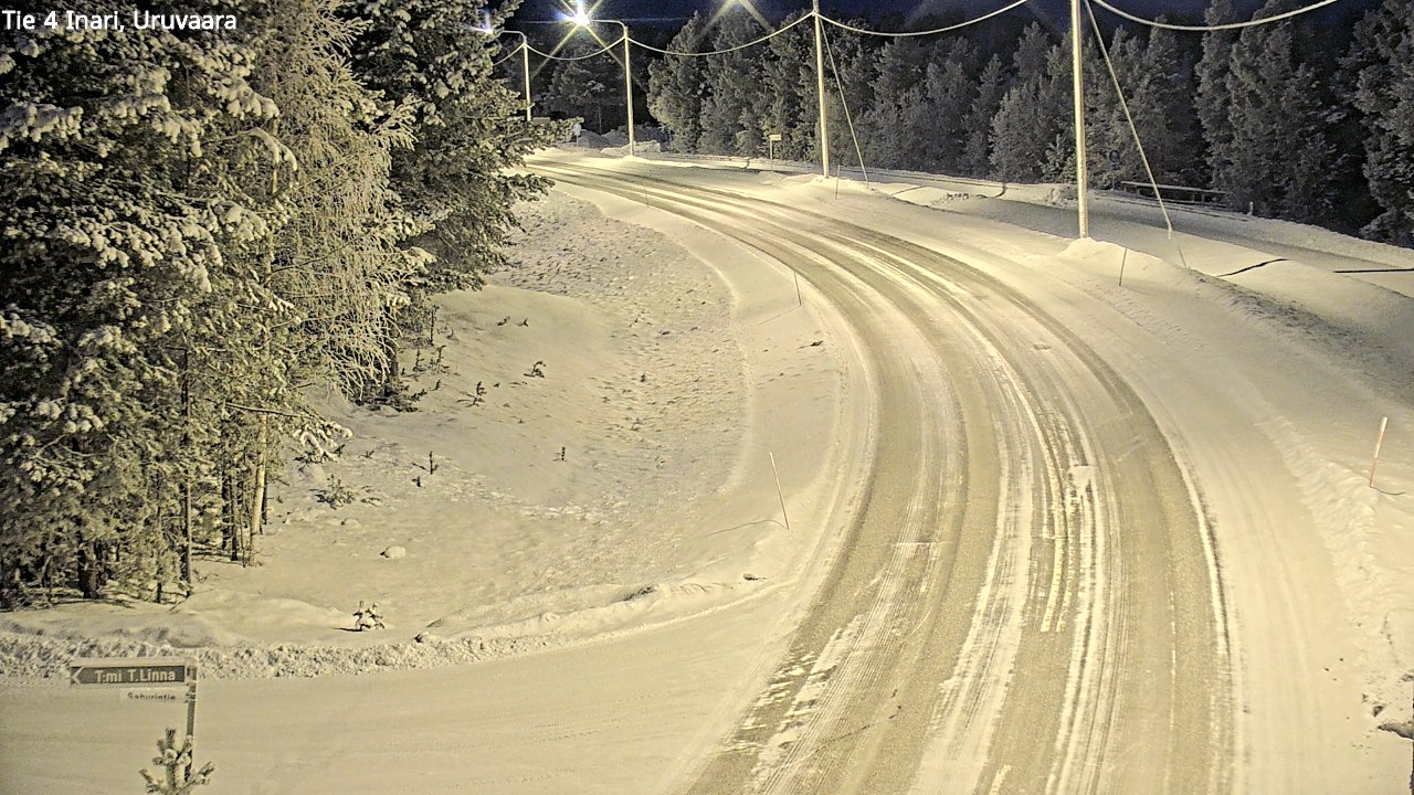 Kelikamerat Kuva Tie 4 Inari, Uruvaara, Inari, Lappi