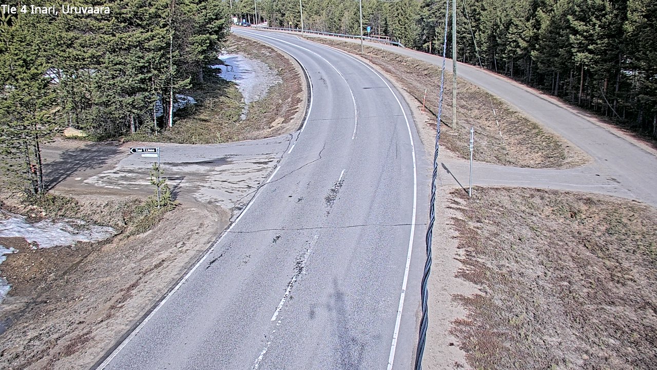 Weather Camera Image Road 4 Inari, Uruvaara, Inari, Lappi