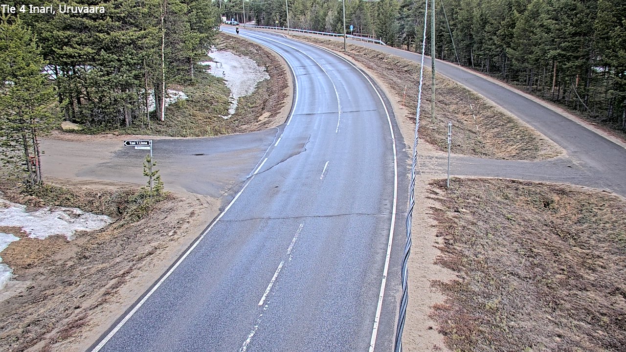 Weather Camera Image Road 4 Inari, Uruvaara, Inari, Lappi