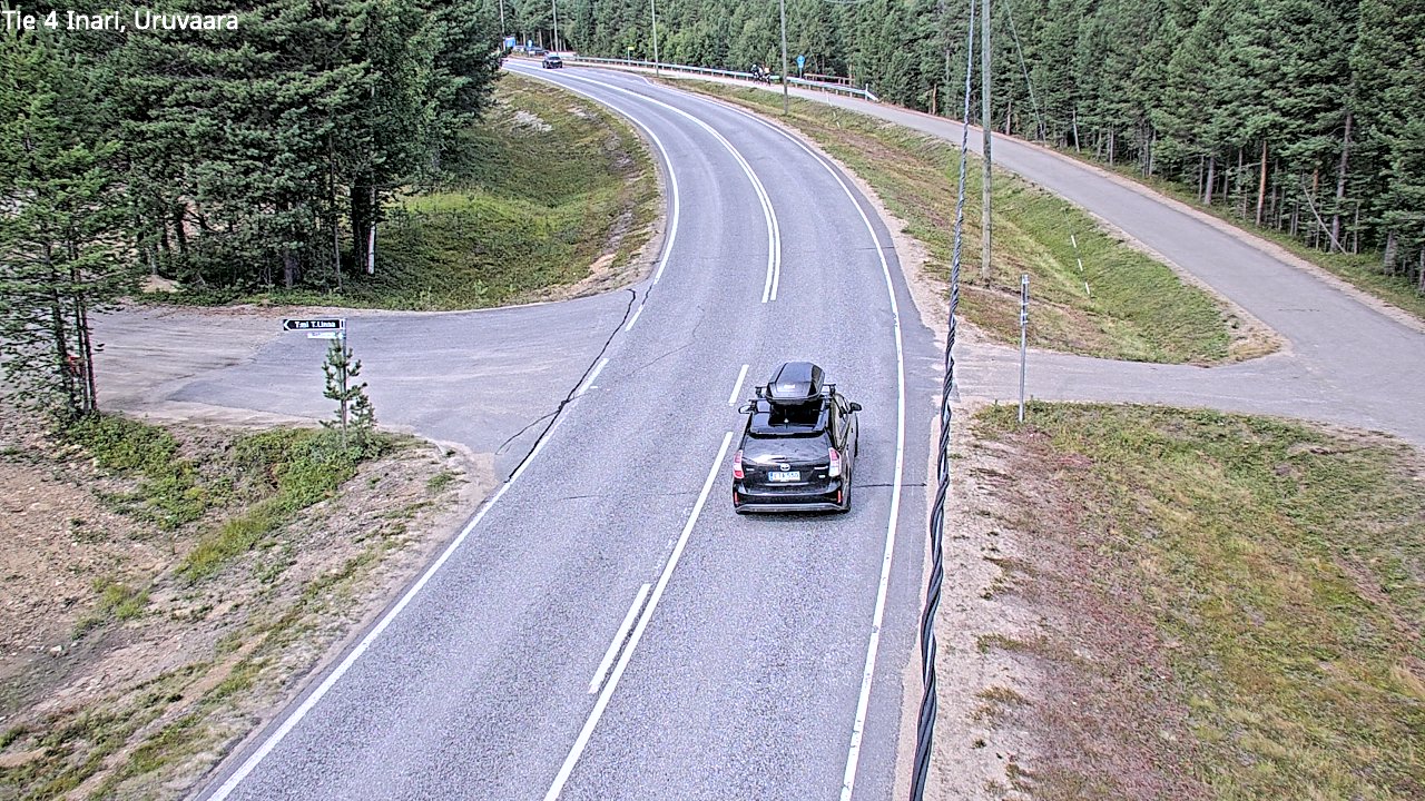 Weather Camera Image Road 4 Inari, Uruvaara, Inari, Lappi
