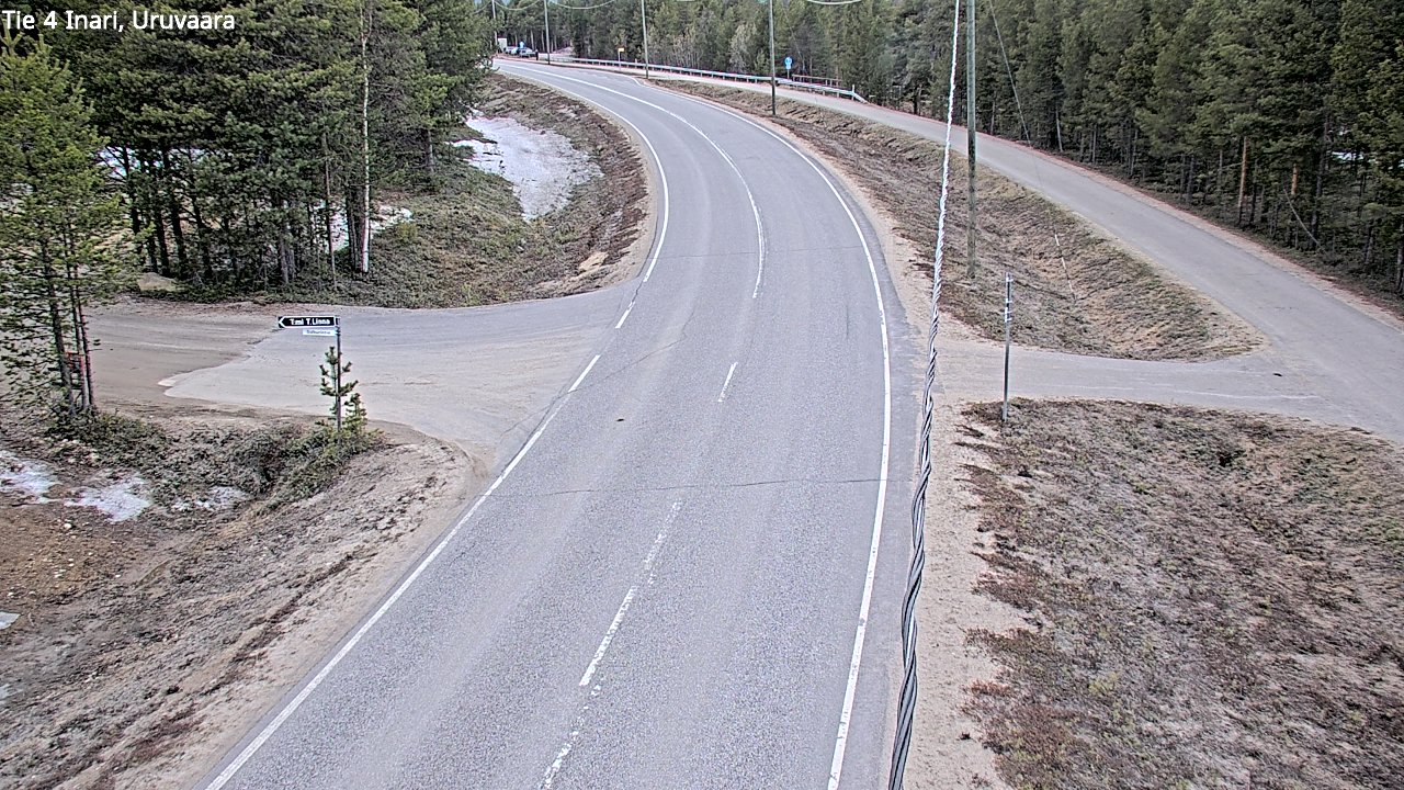 Weather Camera Image Road 4 Inari, Uruvaara, Inari, Lappi