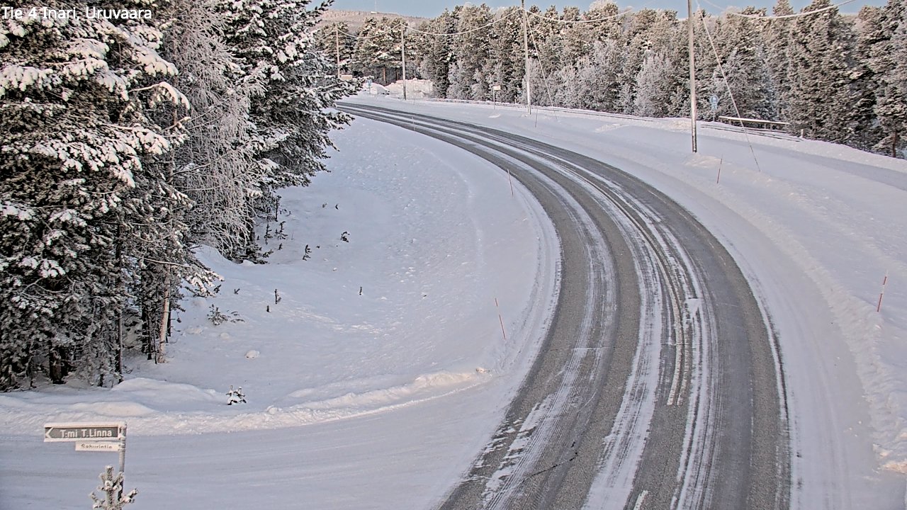 Kelikamerat Kuva Tie 4 Inari, Uruvaara, Inari, Lappi