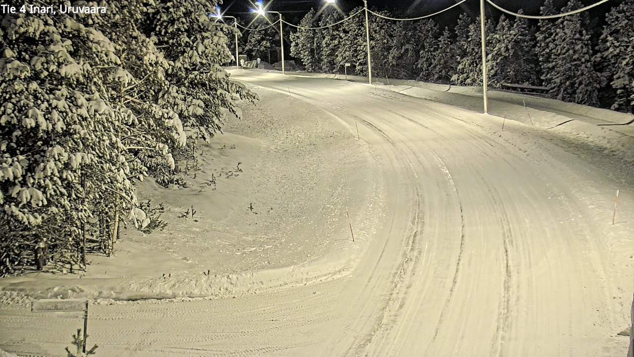 Weather Camera Image Road 4 Inari, Uruvaara, Inari, Lappi