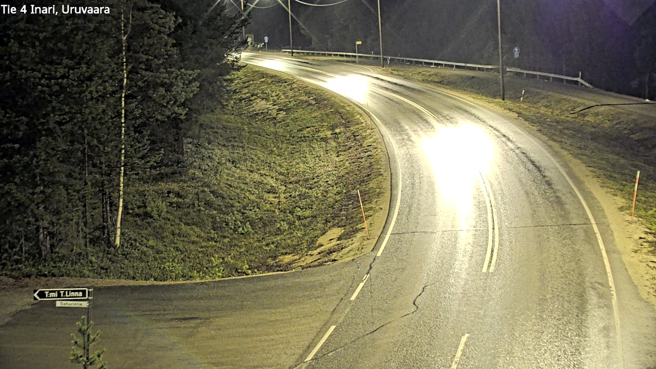 Kelikamerat Kuva Tie 4 Inari, Uruvaara, Inari, Lappi