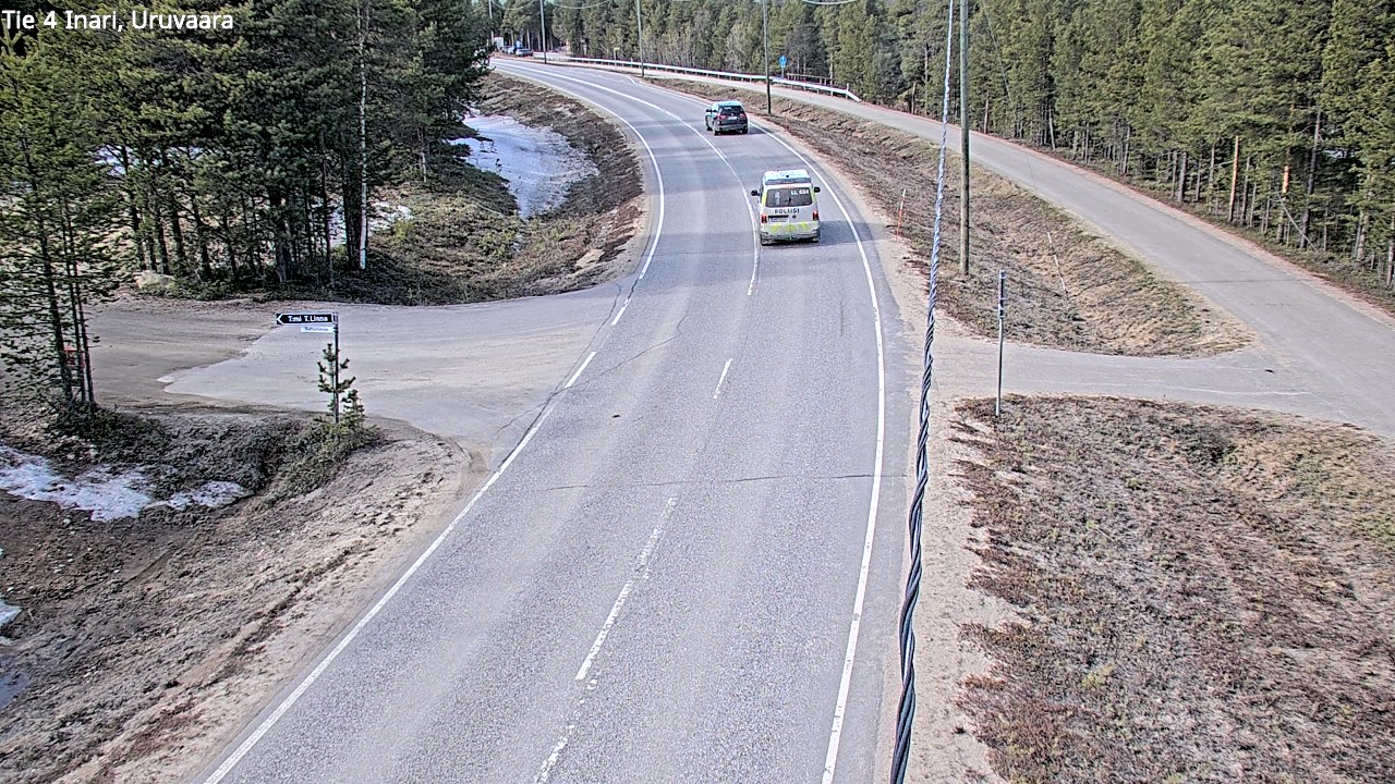 Weather Camera Image Road 4 Inari, Uruvaara, Inari, Lappi