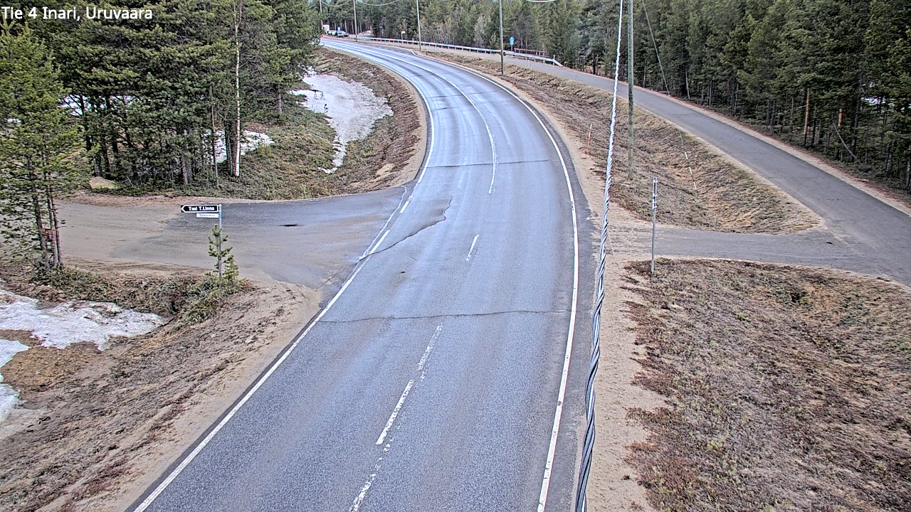 Weather Camera Image Road 4 Inari, Uruvaara, Inari, Lappi