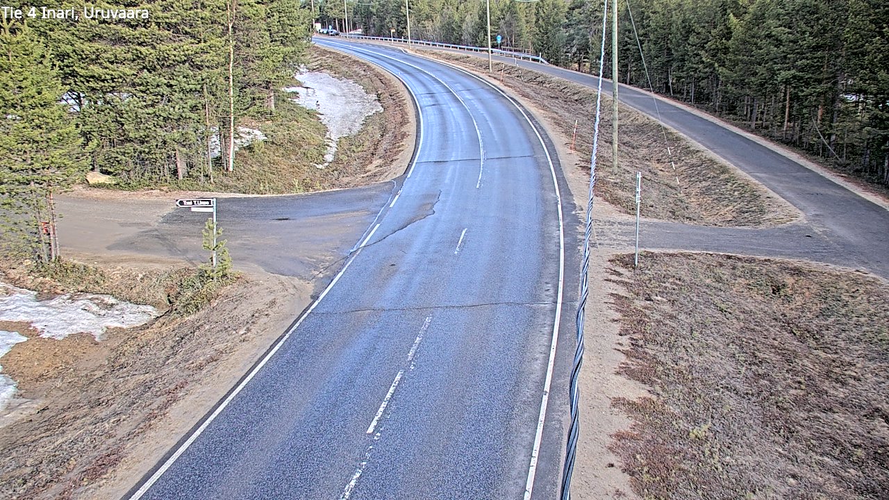 Weather Camera Image Road 4 Inari, Uruvaara, Inari, Lappi