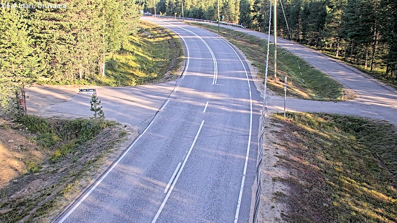 Weather Camera Image Road 4 Inari, Uruvaara, Inari, Lappi