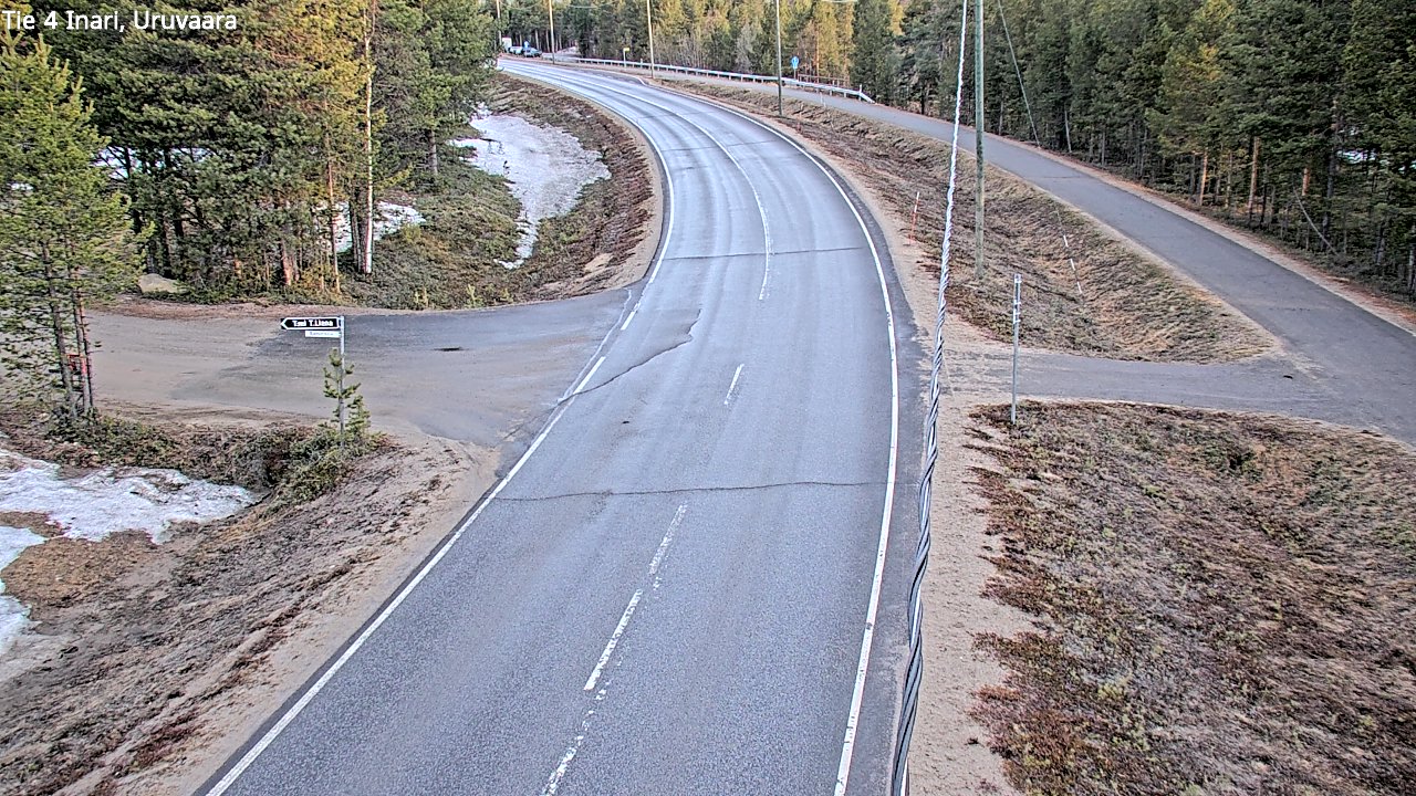 Weather Camera Image Road 4 Inari, Uruvaara, Inari, Lappi