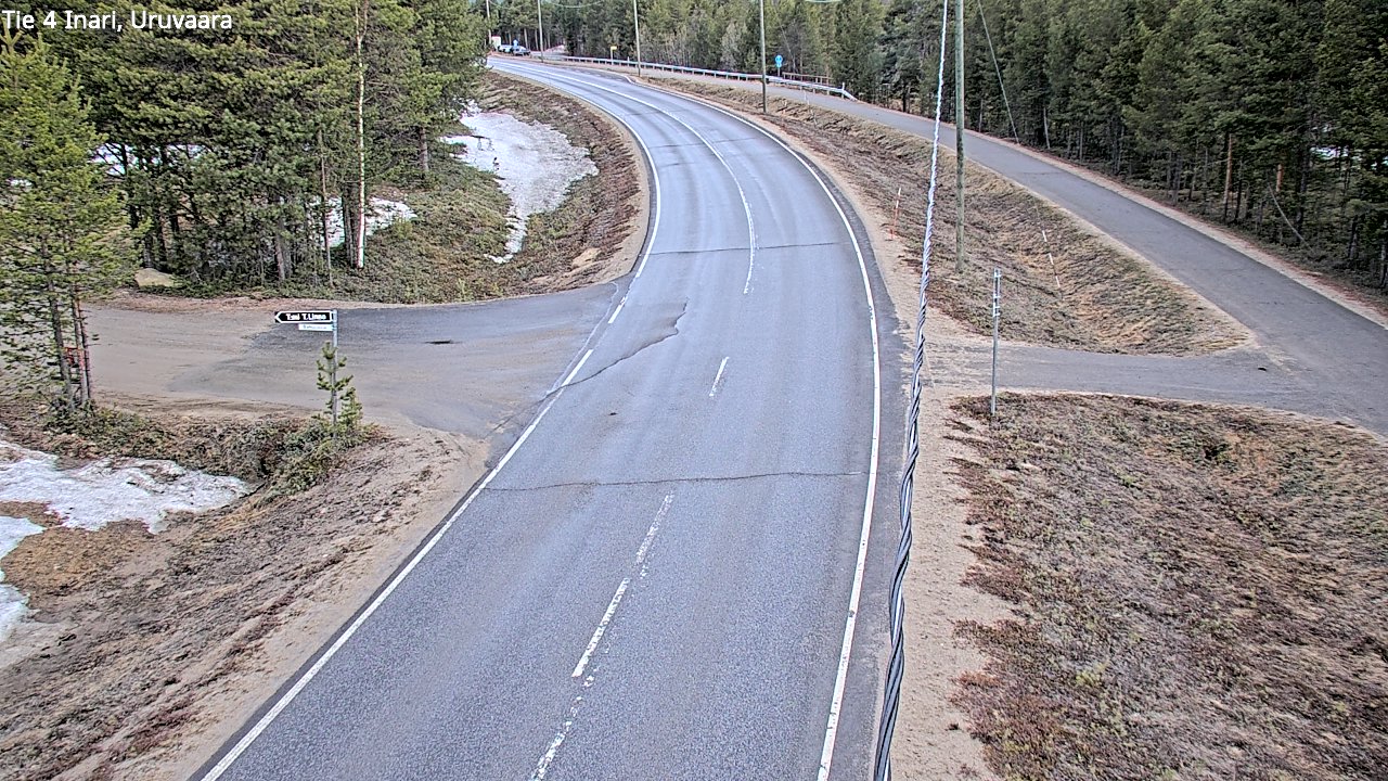 Weather Camera Image Road 4 Inari, Uruvaara, Inari, Lappi