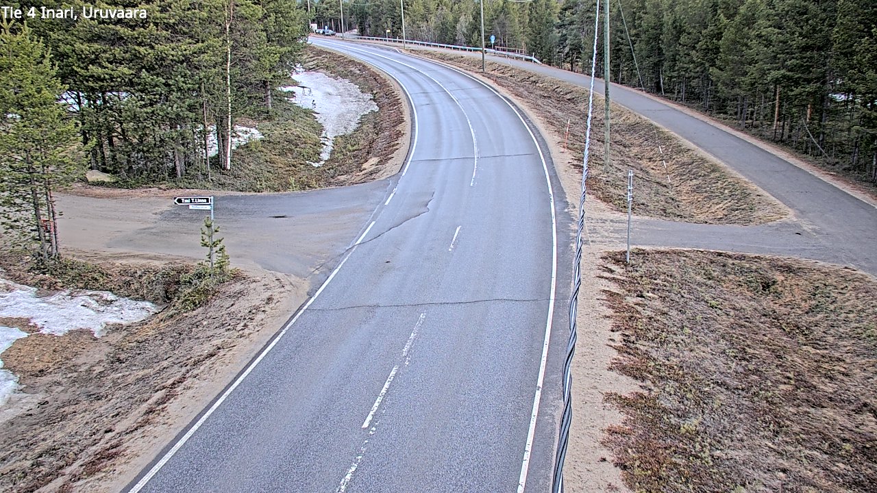 Weather Camera Image Road 4 Inari, Uruvaara, Inari, Lappi