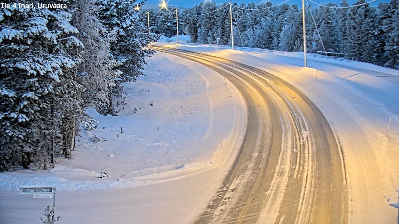 Kelikamerat Kuva Tie 4 Inari, Uruvaara, Inari, Lappi