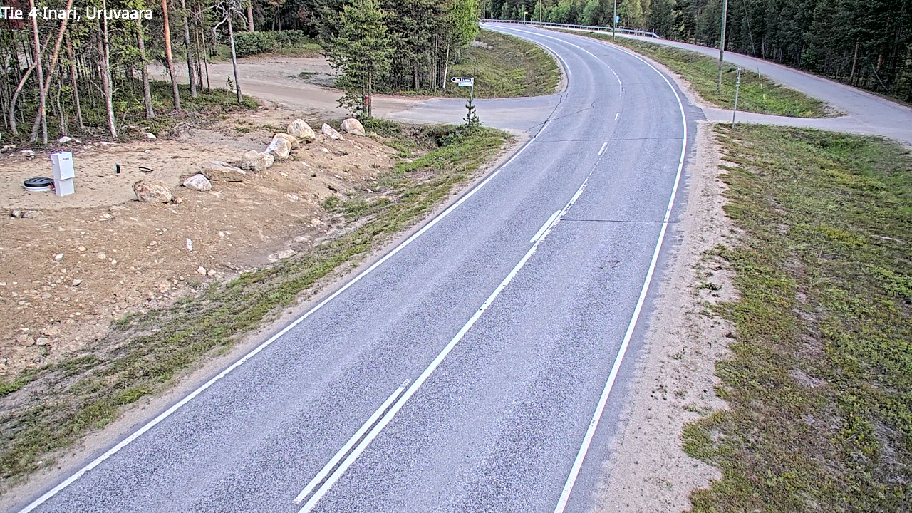 Weather Camera Image Road 4 Inari, Uruvaara, Inari, Lappi