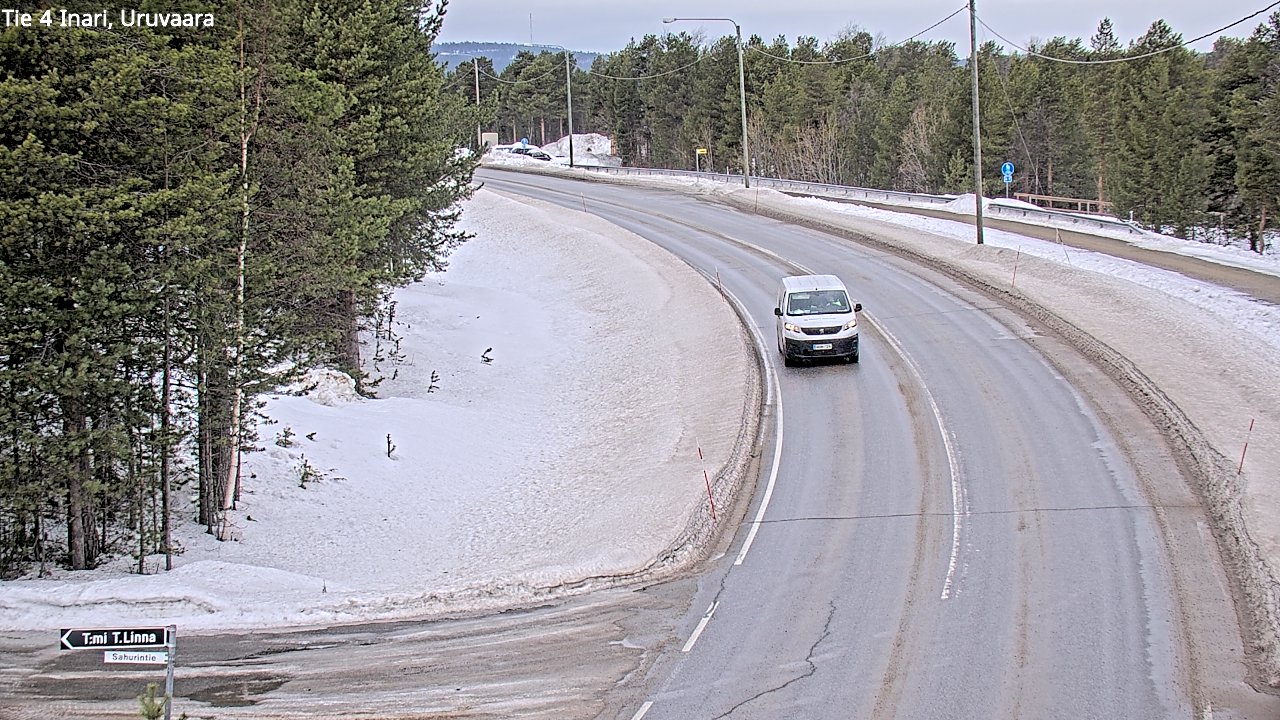 Weather Camera Image Road 4 Inari, Uruvaara, Inari, Lappi