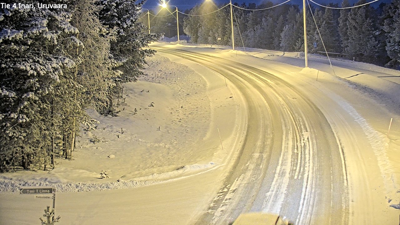 Kelikamerat Kuva Tie 4 Inari, Uruvaara, Inari, Lappi