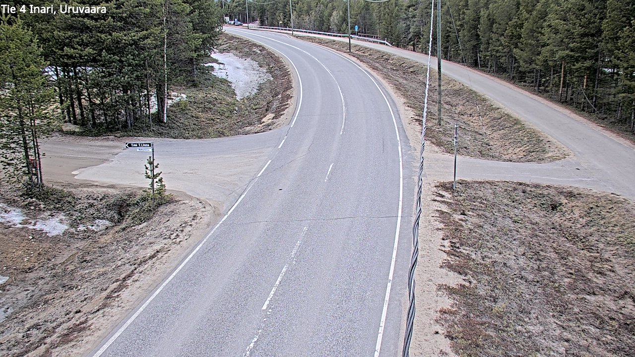Weather Camera Image Road 4 Inari, Uruvaara, Inari, Lappi