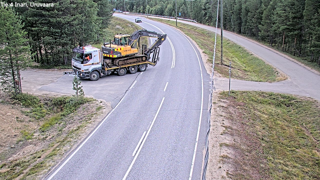 Kelikamerat Kuva Tie 4 Inari, Uruvaara, Inari, Lappi