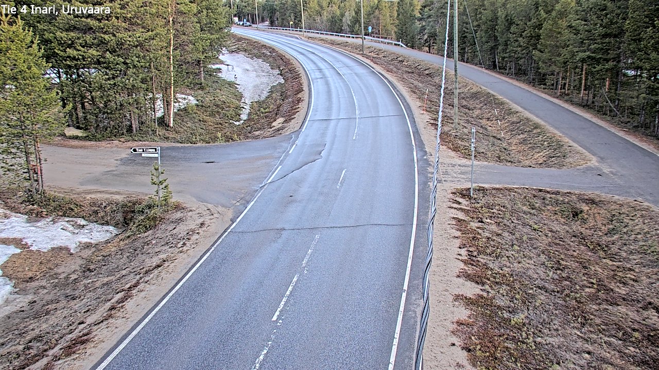 Weather Camera Image Road 4 Inari, Uruvaara, Inari, Lappi