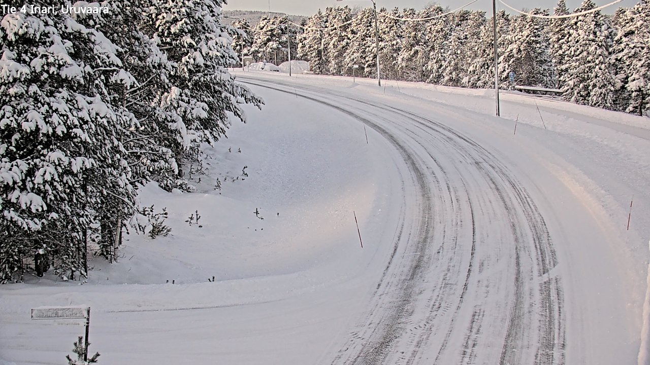 Weather Camera Image Road 4 Inari, Uruvaara, Inari, Lappi