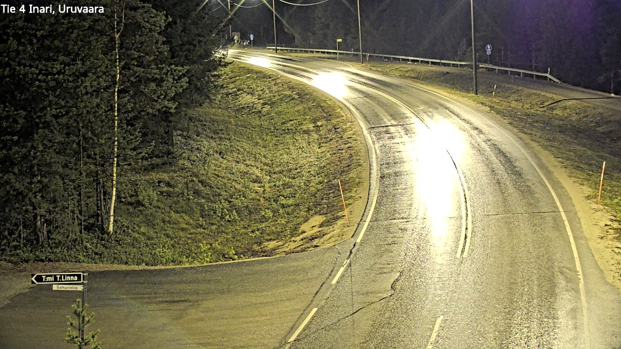 Kelikamerat Kuva Tie 4 Inari, Uruvaara, Inari, Lappi