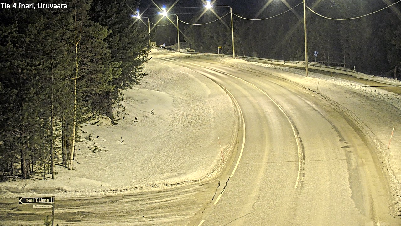 Kelikamerat Kuva Tie 4 Inari, Uruvaara, Inari, Lappi