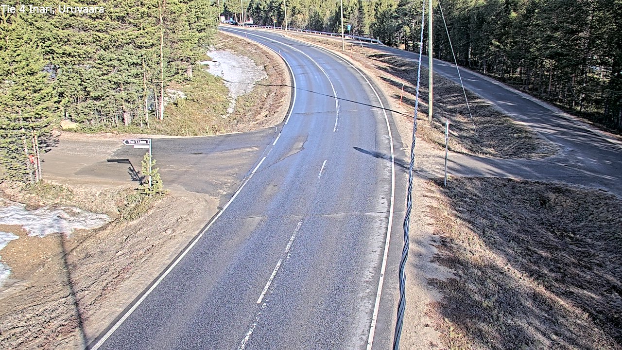 Weather Camera Image Road 4 Inari, Uruvaara, Inari, Lappi