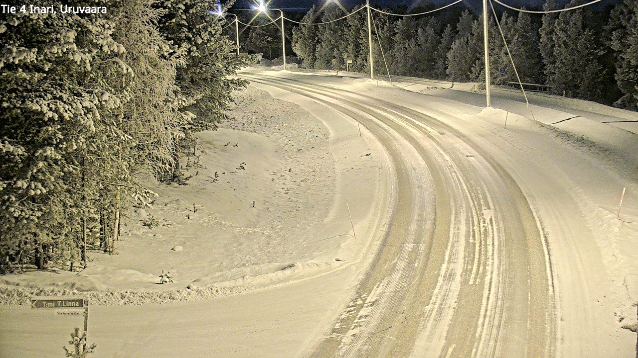 Kelikamerat Kuva Tie 4 Inari, Uruvaara, Inari, Lappi
