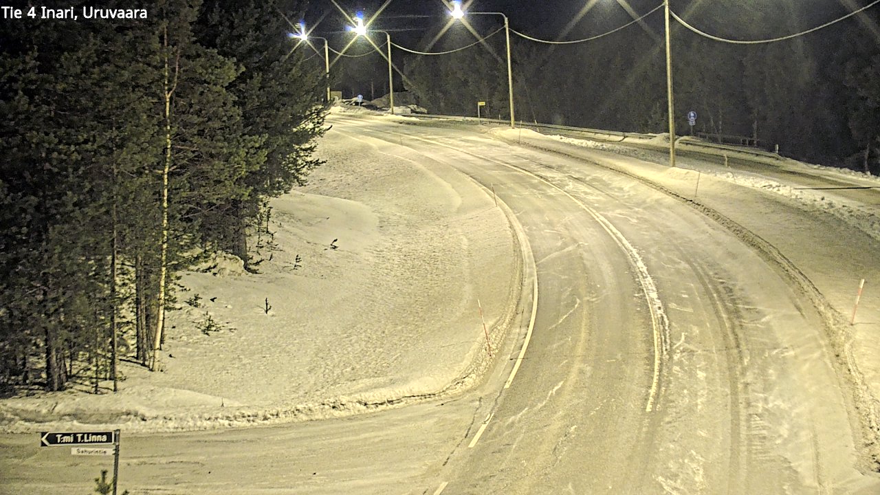 Kelikamerat Kuva Tie 4 Inari, Uruvaara, Inari, Lappi