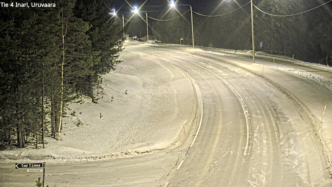 Kelikamerat Kuva Tie 4 Inari, Uruvaara, Inari, Lappi