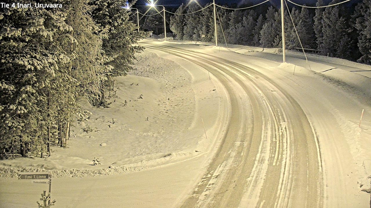 Kelikamerat Kuva Tie 4 Inari, Uruvaara, Inari, Lappi
