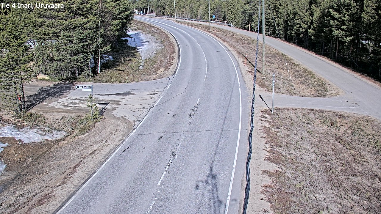 Weather Camera Image Road 4 Inari, Uruvaara, Inari, Lappi