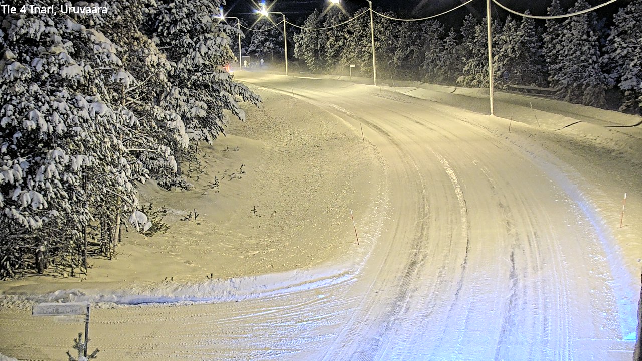 Weather Camera Image Road 4 Inari, Uruvaara, Inari, Lappi