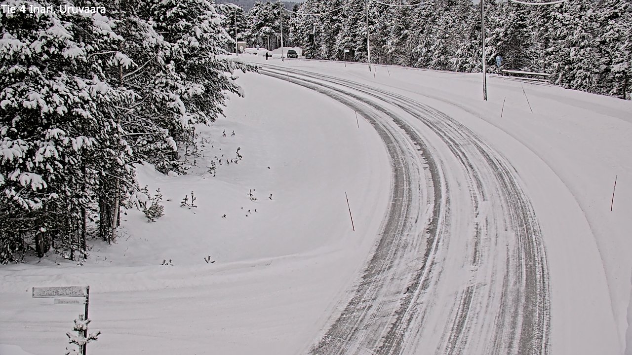 Kelikamerat Kuva Tie 4 Inari, Uruvaara, Inari, Lappi