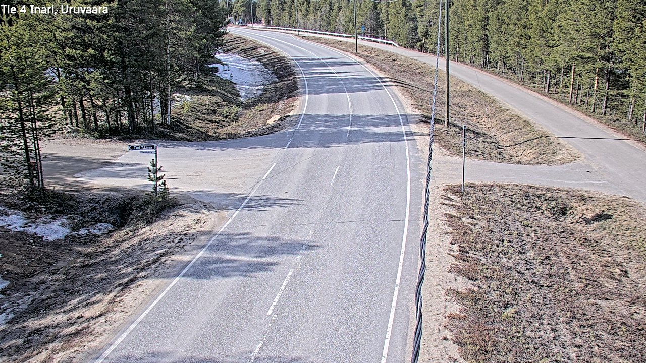 Weather Camera Image Road 4 Inari, Uruvaara, Inari, Lappi