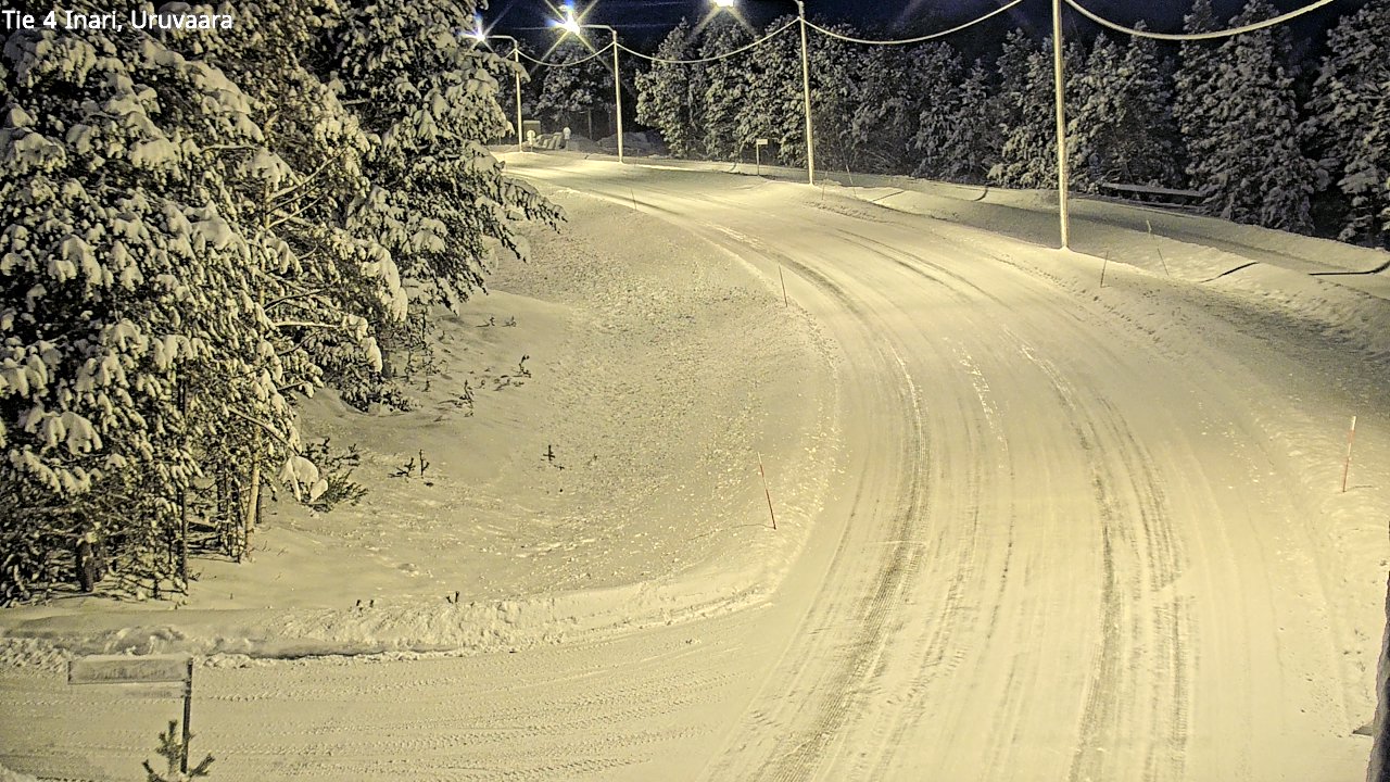 Weather Camera Image Road 4 Inari, Uruvaara, Inari, Lappi