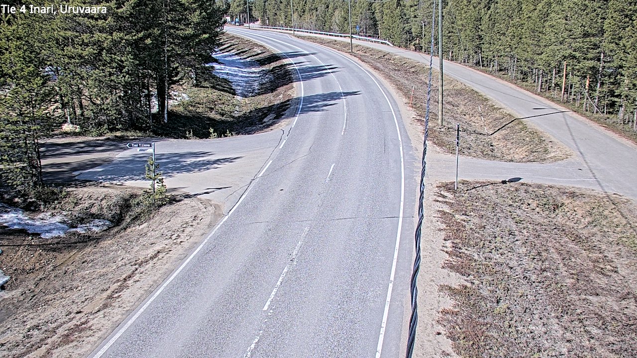 Weather Camera Image Road 4 Inari, Uruvaara, Inari, Lappi
