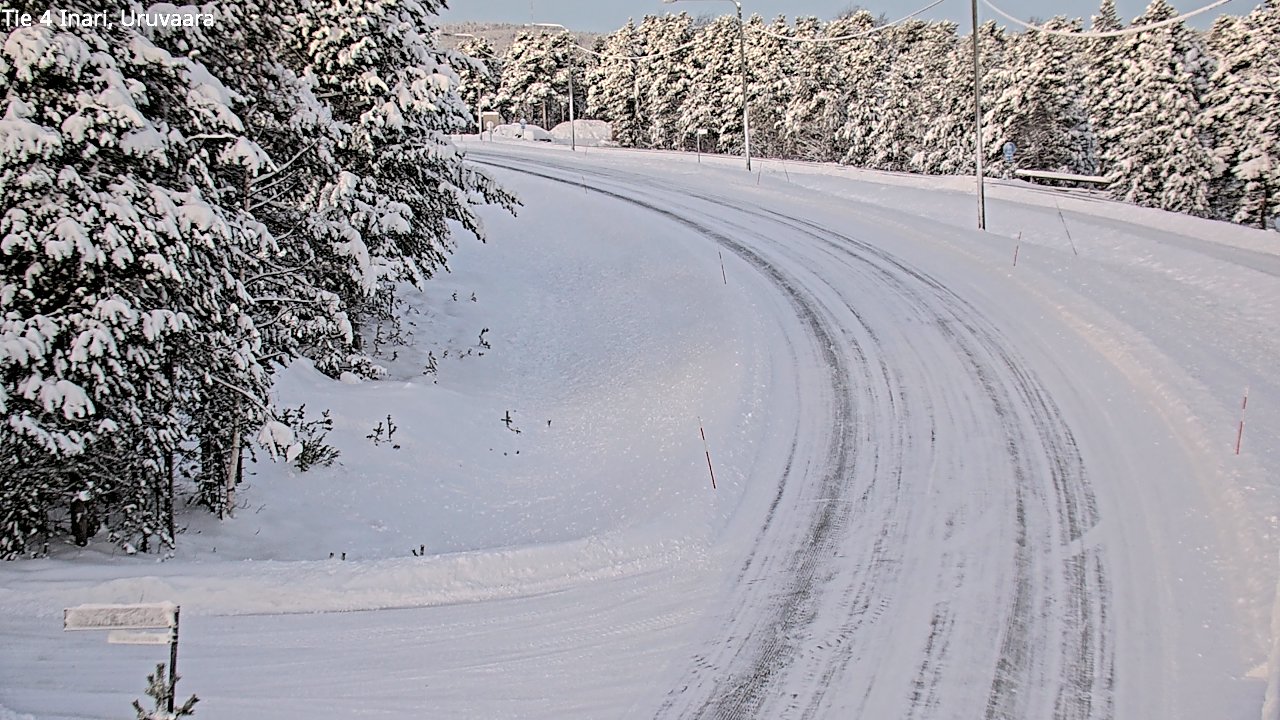 Weather Camera Image Road 4 Inari, Uruvaara, Inari, Lappi