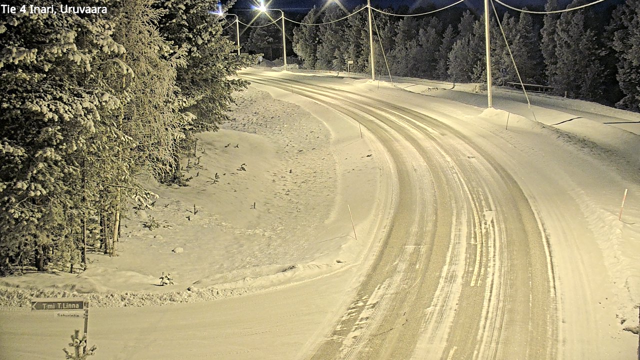 Kelikamerat Kuva Tie 4 Inari, Uruvaara, Inari, Lappi