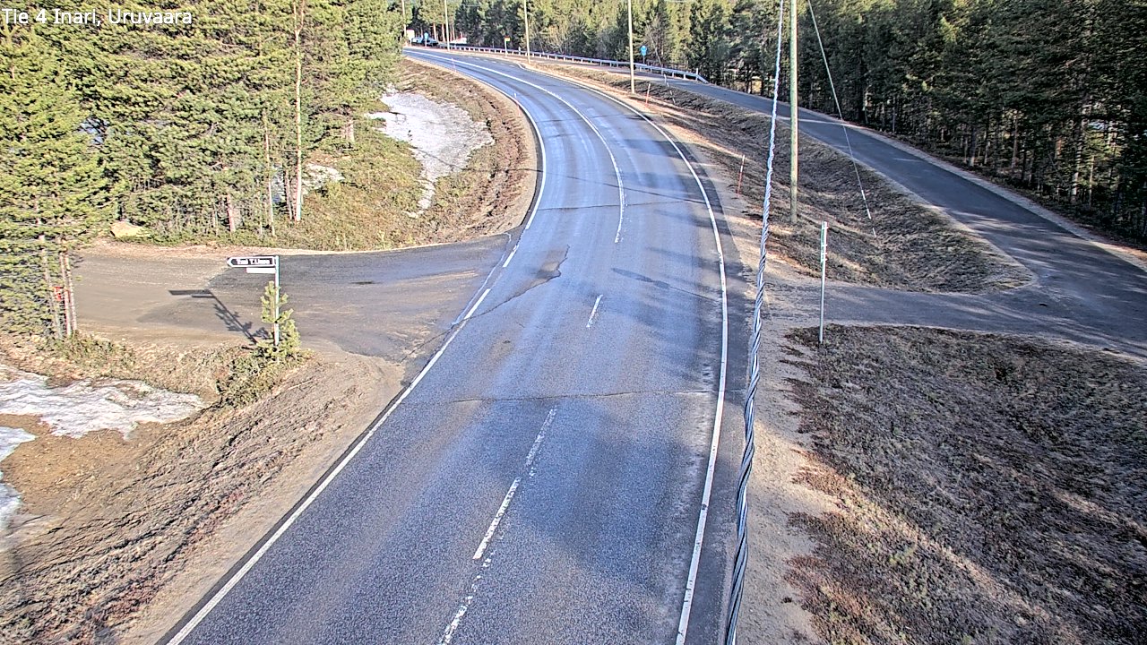 Weather Camera Image Road 4 Inari, Uruvaara, Inari, Lappi
