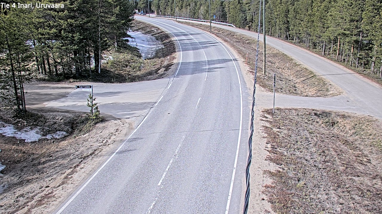 Weather Camera Image Road 4 Inari, Uruvaara, Inari, Lappi