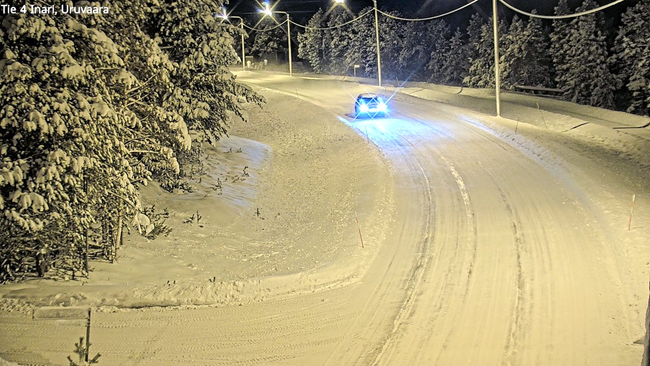 Weather Camera Image Road 4 Inari, Uruvaara, Inari, Lappi