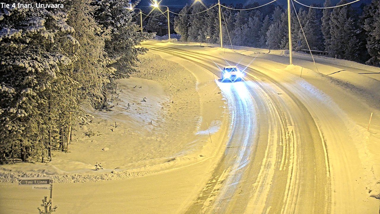Kelikamerat Kuva Tie 4 Inari, Uruvaara, Inari, Lappi