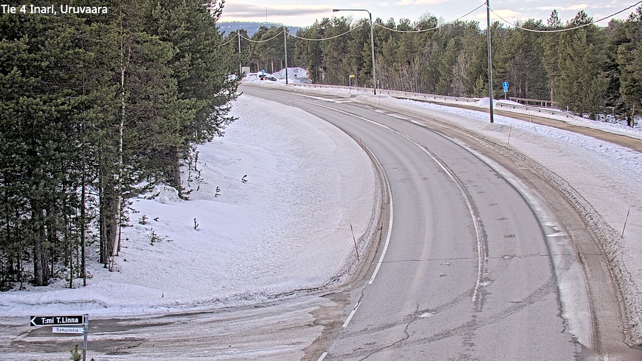 Kelikamerat Kuva Tie 4 Inari, Uruvaara, Inari, Lappi
