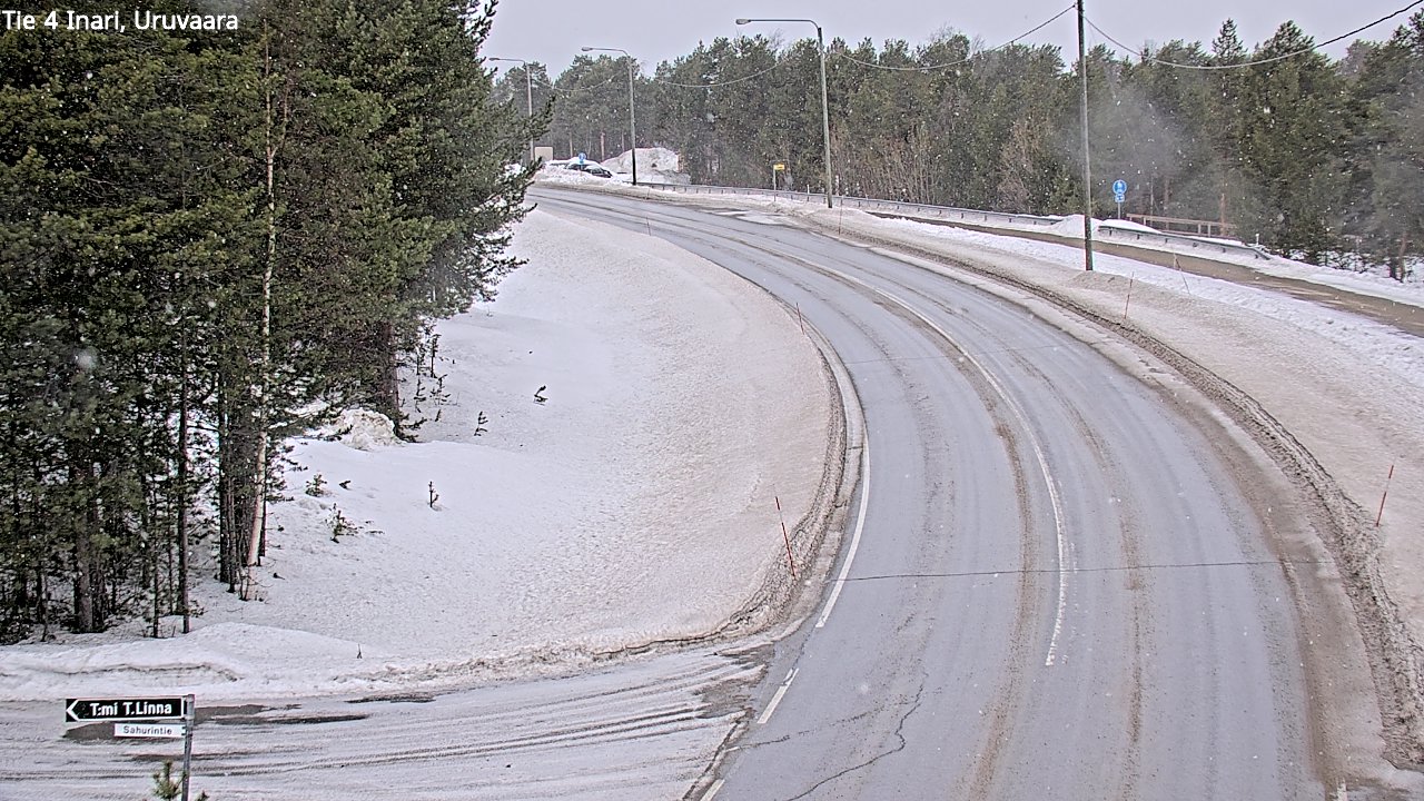 Kelikamerat Kuva Tie 4 Inari, Uruvaara, Inari, Lappi