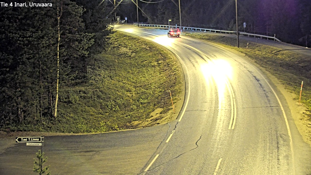 Kelikamerat Kuva Tie 4 Inari, Uruvaara, Inari, Lappi