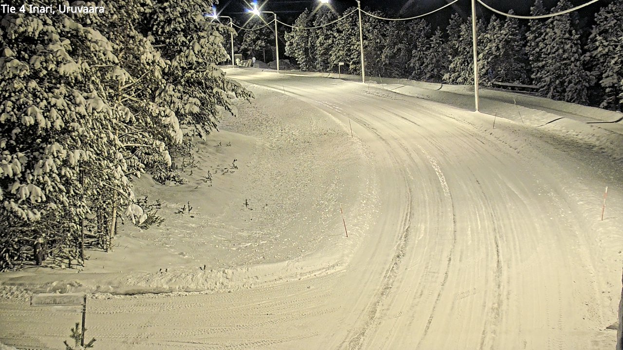 Weather Camera Image Road 4 Inari, Uruvaara, Inari, Lappi