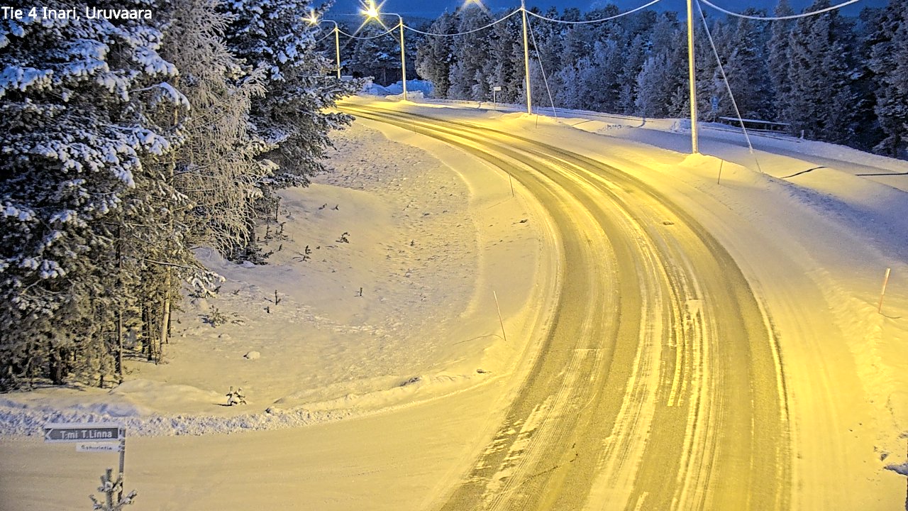Kelikamerat Kuva Tie 4 Inari, Uruvaara, Inari, Lappi