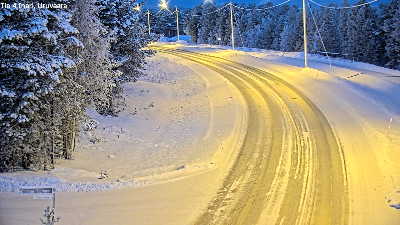 Kelikamerat Kuva Tie 4 Inari, Uruvaara, Inari, Lappi