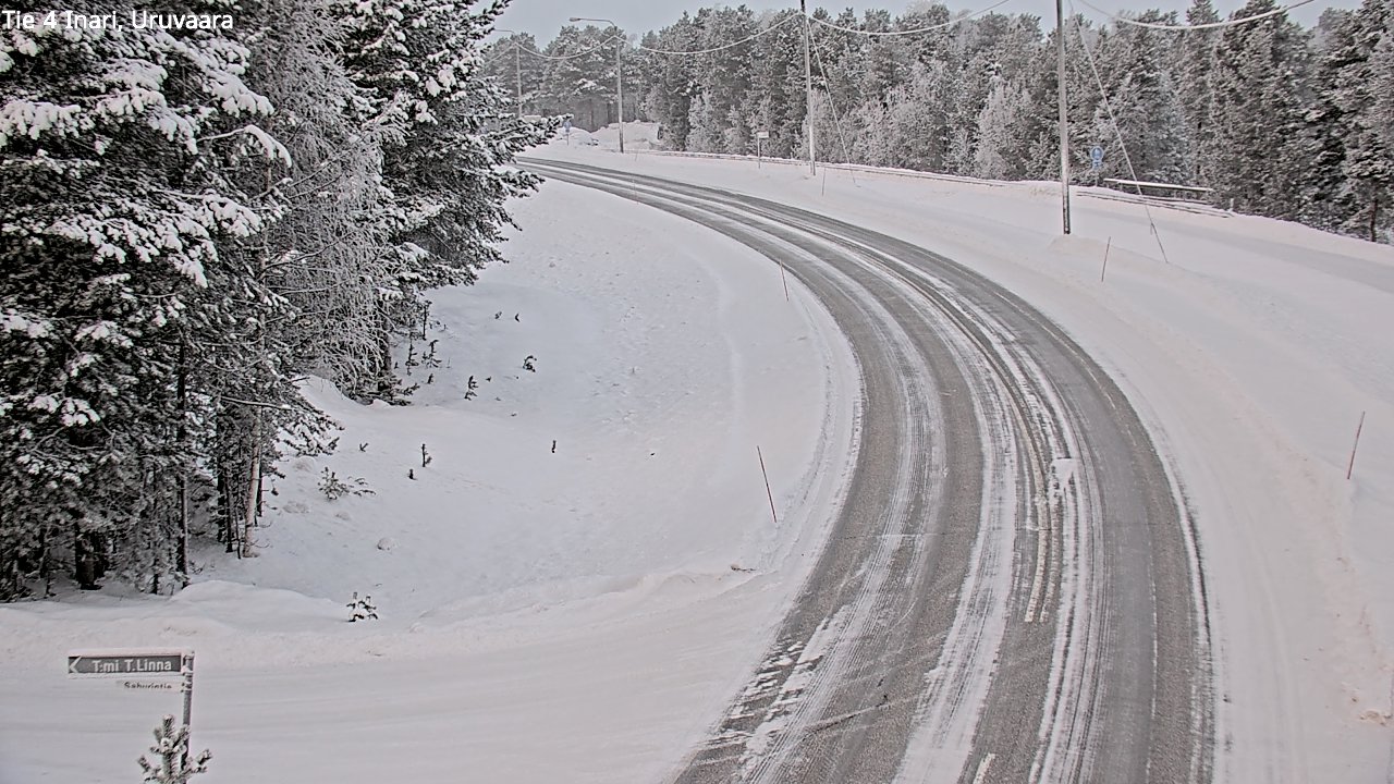 Kelikamerat Kuva Tie 4 Inari, Uruvaara, Inari, Lappi