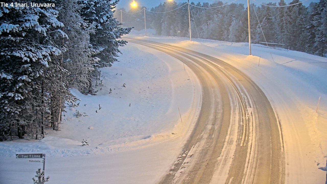 Kelikamerat Kuva Tie 4 Inari, Uruvaara, Inari, Lappi